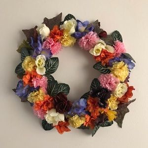 Spring circular wreath